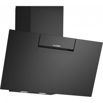 Siemens Wandhaube LC87KFN60 schwarz Glas Finish 80 cm