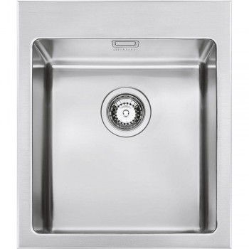 SMEG VQR40RS Universal sink Welded tub Semi-filo Number of tanks 1 Stainless steel