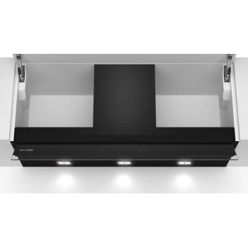 Siemens LJ97BAM60 Iq500 recessed hood cm 90 - motor 460 m3/h - black