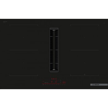 Bosch PVQ811H26E 6 Piano cottura induzione cm. 80 con cappa integrata da 500 m3/h - vetroceramica nero