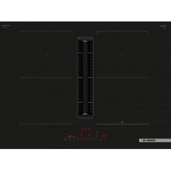 Bosch PVQ711H26E 6 Piano cottura induzione cm. 71 con cappa integrata da 500 m3/h - vetroceramica nero