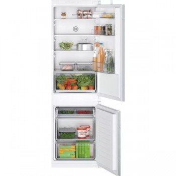 Bosch KIV86NSE0 Series 2 Fridge with recessed freezer cm. 54 - Reversible towing hinge - Class E - 267 l