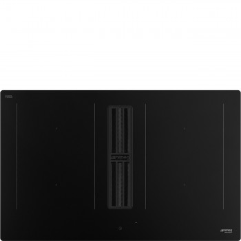 Smeg  HOBD382N2 Piano a induzione con cappa integrata 83 cm Estetica Classica