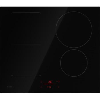 Asko HI 2642 FBG1 Black Glass Induction Hob Installation: In support and wired
