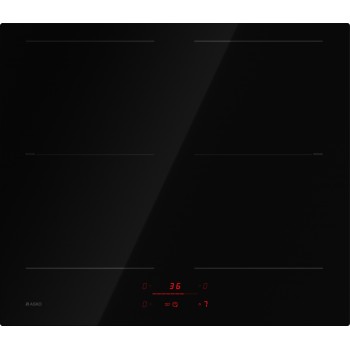 ASKO HI 2643 FBG1 Piano cottura a induzione  Serie 2  Vetro nero  Installazione: in appoggio e a filo