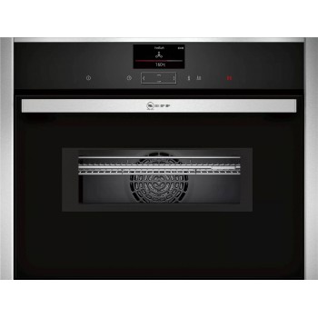 Neff N 90 Kompakter Ofen kombiniert mit eingesparter Mikrowelle 60 x 45 cm Edelstahl C17MS32H0