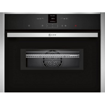 Neff N 70 Compact oven combined with recessed microwave 60 x 45 cm Stainless steel C17MR02N0