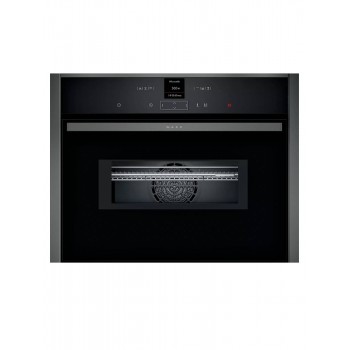 Neff N 70 Kompakter Ofen kombiniert mit eingesparter Mikrowelle 60 x 45 cm Graphit C17MR02G0
