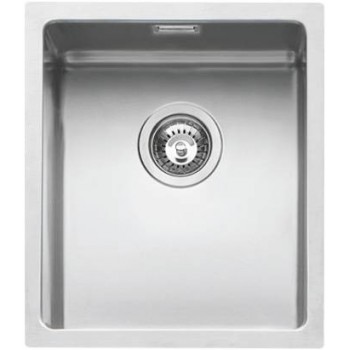 1X3440S BARAZZA VASCA QUADRA R15 SOTTOTOP 34X40 H195 INOX RIVENDITORE AUTORIZZATO BARAZZA