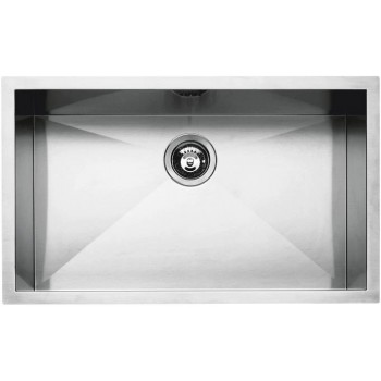 1Q7040I BARAZZA VASCA QUADRA R0 FILOINC 70X40 H215 INOX RIVENDITORE AUTORIZZATO BARAZZA