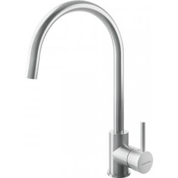 1RUBMBO1 BARAZZA MIXER TAP TBOPEN ONE SATIN STAINLESS STEEL AUTHORIZED BARAZZA DEALER