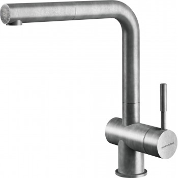 1RUBMSTDV BARAZZA RUBINETTO MISCELATSTEEL DOCCIA ACCIAO INOX VINTAGE RIVENDITORE AUTORIZZATO BARAZZA