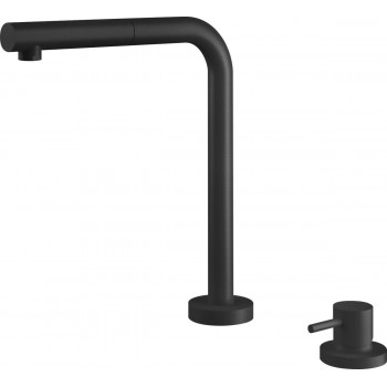 1RUBSORN BARAZZA RUBINETTO MISCELATSOUL COMREMOTO E DOCCIA ESTRAIBILE NERO RIVENDITORE AUTORIZZATO BARAZZA