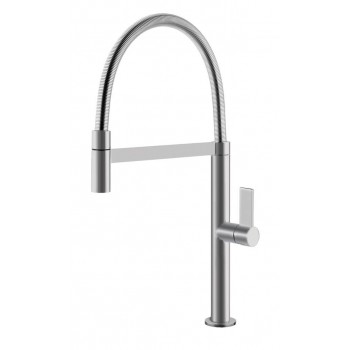 1RUBMFX BARAZZA MIXER TAP TFLEXI SATIN STAINLESS STEEL AUTHORIZED BARAZZA DEALER