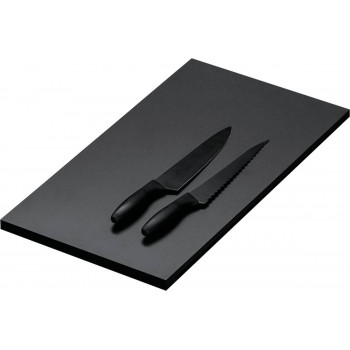 1TGS BARAZZA SLIDING CHOPPING BOARD IN BLACK HPL 52X30 AUTHORIZED BARAZZA DEALER