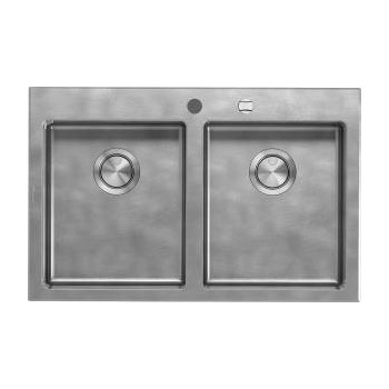 1LUN82 BARAZZA LAVUNIQUE INC 79X51 2V INOX VINTAGE BARAZZA AUTORISIERTER HÄNDLER