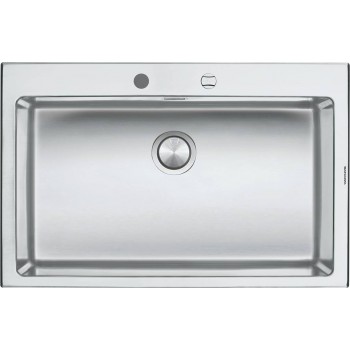 1LBO81 BARAZZA LAVBOPEN INC 79X51 1V INOX RIVENDITORE BARAZZA