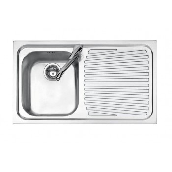 Jollynox 1I90191DK Vega sink 1 built-in tub 86x50 with stainless steel right drip