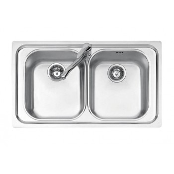 Jollynox 1I90191DK Vega Lavello 1 vasca incasso 86x50 con gocciolatoio destro  inox