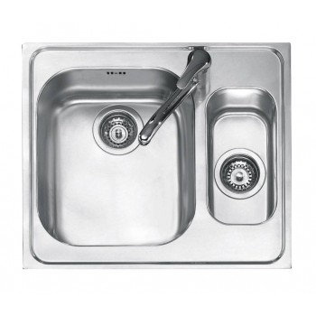 Jollynox 1I60K Vega Lavello 1 vasca e  incasso 59 x 50  inox