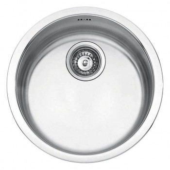 Jollynox 1IS435RI3 Pozzetto Round sink 1 tub cm 44 h 19 stainless steel