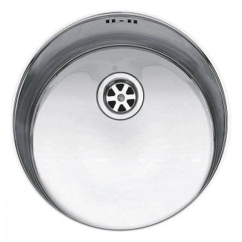 Jollynox 1IS335RI Pozzetto Lavello tondo 1 vasca cm 34 h 19  inox