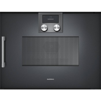 Gaggenau 200 series Forno combinato a microonde 60 cm Antracite Gaggenau Cerniera porta Destra BMP250100