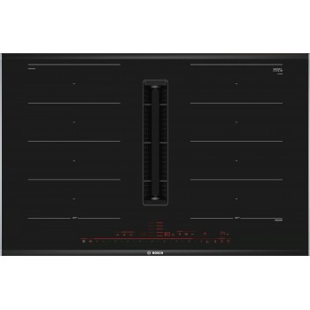BOSCH Series 8 Induction plan with integrated hood 80 cm PXX875D67E