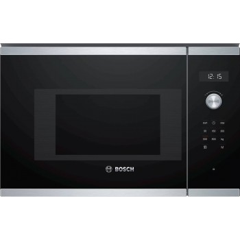 BOSCH Series 6 Recessed Microwave 60 x 38 cm Steel BFL524MS0