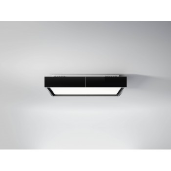 Falmec VEGA Circle.tech Ceiling hood cm 115 - black glass engine 600 m3/h
