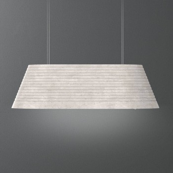 Falmec MATERIALS Circle.tech Cappa island cm 100 - concrete - motor 600 m3/h