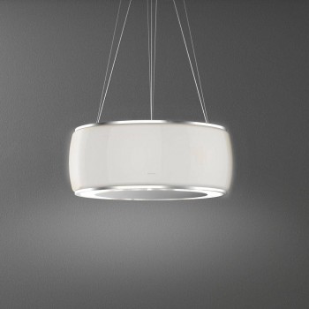 Ja Circle.tech Inselhaube cm 58 - weißes Satinglas - Motor 600 m3/h