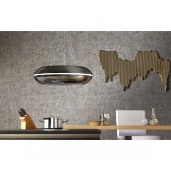 Falmec Dunstabzugshaube Loop Island 74cm Gunmetal 600 m3h