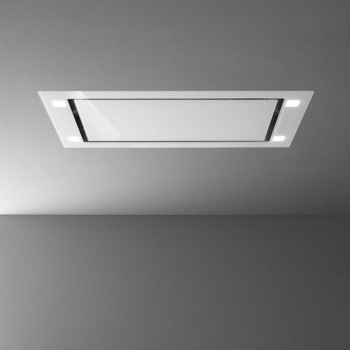 Falmec Sirio Design Cappa soffitto cm 90  vetro bianco