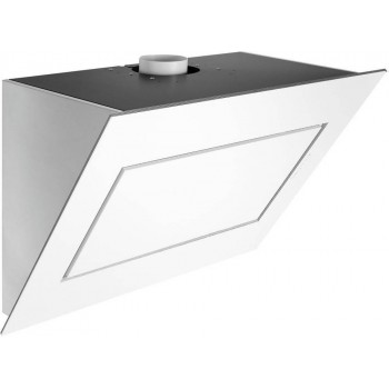 Falmec QUASAR Design Cappa parete cm 120 - vetro bianco - motore 800 m3/h