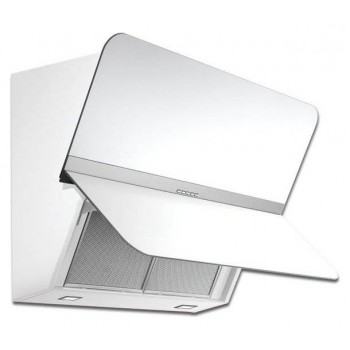 Falmec FLIPPER Design Cappa parete cm 85 - vetro bianco - motore 800 m3/h