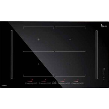 Baraldi Induktionskochfeld mit Dunstabzugshaube Diamond Flexi 01DIM02EBLF83