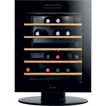 Irinox HVFS2350001 Cantina vino cm. 60 h 85 libera installazione 36 bottiglie con cornice in vetro nero